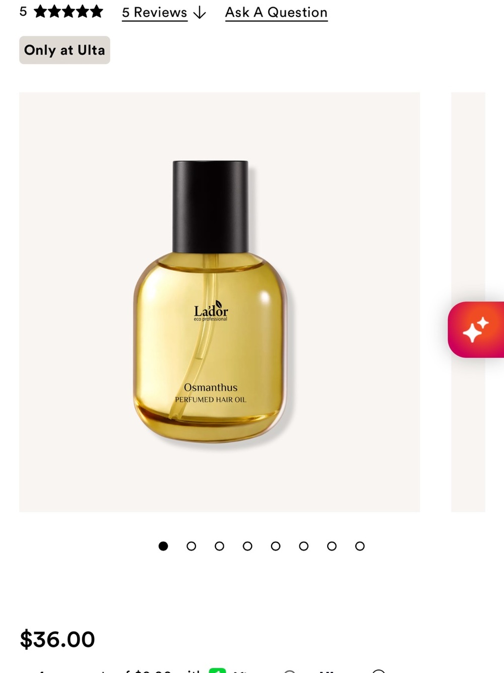 OSMAN Osmanthus Perfumed Hair Oil — Yellow Bottle with Black Cap